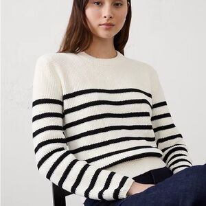 Banana Republic TEXTURED PULLOVER SWEATER L NWT